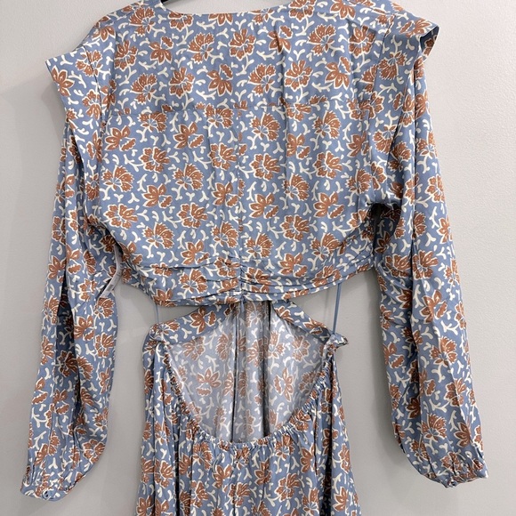 Joie Women's Maeve Dress in Country Blue Multi - Picture 9 of 11